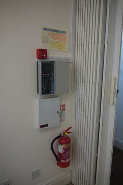 Fire Alarm Panel for a fire alarm system installed in a church in Bath by DBD Electrical
