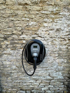 Tesla Electric Vehicle Charge Point Installed in Calne by DBD Electrical